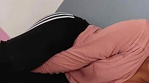 Mexican teen fucks hairy friend bareback after holiday party