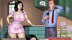 Old Man Pops In As Unwelcome Cartoon Guest!