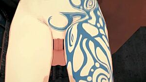 sex with tattooed lilith unfolds in uncensored 3d hentai hardcore scenes