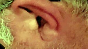 Old French man receives detailed blowjob from gay partner