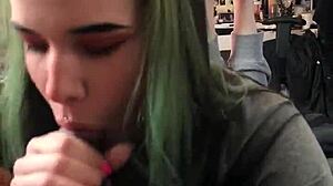 Amateur alternative teen blowjob the pose