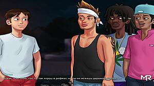 damn, teacher in summertimesaga shocked by my huge cock size