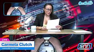 news anchor carmela clutch orgasms on webcam