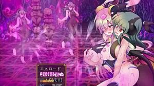 Quarta Knight Emerald Bound in Bondage with Big Tits!