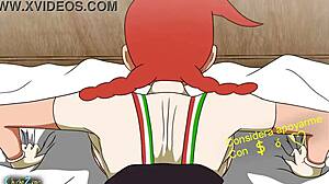 Animert Chuchozepa Tia bestemor i vill tegneserie-hentai-scene for fans