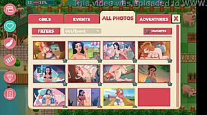 check out this booty farm flashing scene