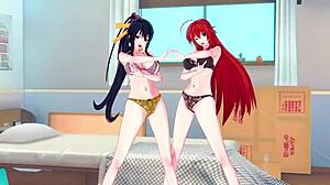 Rias Gremory and Akeno Tease Me in HS DxD NTR Madness 2 on Sheer FantasyKing3
