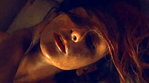 Bound Brunette Licked Roughly in Outdoor Group