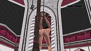 Animated Cartoon Video of Cute Solo Girl with Tamil Audio Story