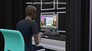 wild threesome with my girlfriend and her hot stepmom