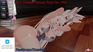 curvy kanako in spicy bunny suit begs for vibing and fucking by chatters non-stop