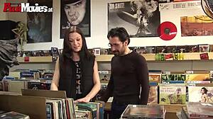 fun german amateur anal in the shop, group assfucking action