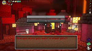 Hornycraft Parody Features Public Creampie In Crowd