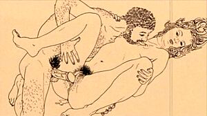Vintage erotic illustration