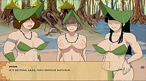 Detailed gameplay in four elements trainer book 4 love part 13