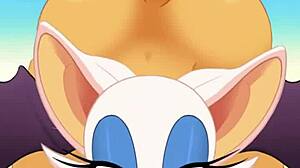 Rouge Sucks Cock, Swallows Cum, Gets Ass Fucked