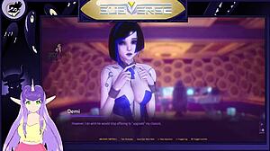 Blonde Milf Shows Big Tits in Subverse Hentai Game