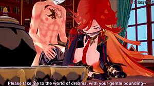 Wow! Mavuika's Wild Office Sex in Jean's Fantasy Anime!