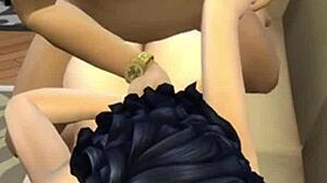 Stepmom Helps Stepson Lose Virginity with Bukkake.