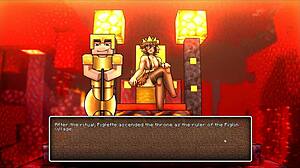 Hornycraft Parody Features Public Creampie In Crowd