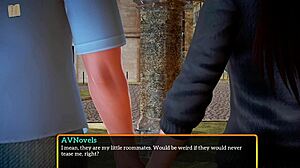 in my new family, the brunette with small tits and big ass gets involved in some wild hentai adventures