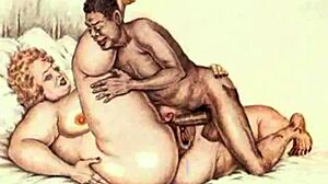 Vintage erotic illustration