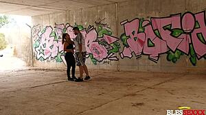 she goes running and i go running on her