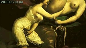 hey, take a look at this vintage erotic drawing with me, alright?