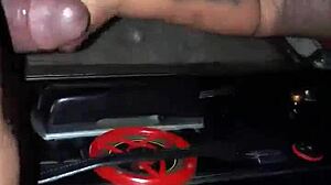 why is the milf sucking dick outside like that?