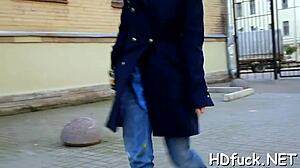 Marvelous Teen Girl Enjoys Rough Pussy Banging and Sucking in Group Hardcore Poses