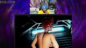 Jaheira Feels Bald Pussy Assfucked, Aerith Watches Tifa Getting Fucked POV