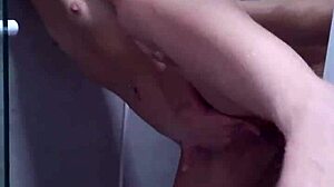 Husband recorded me giving ass to friend in shower!