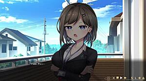 Ghost Marriage Matchmaking VN Hentai Game Night 1 - Luna Blowjob Scene