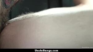 Stepson drives daddy's car roughly