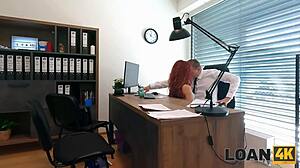 Why does the slutty redhead offer her fit body for the vegan restaurant?