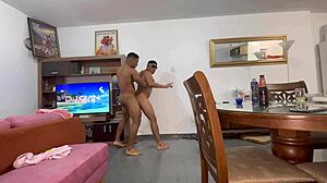 Fiesta Anal Con Cantante Famoso Cumbia Peruana