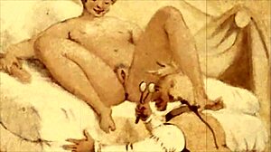 hey, take a look at this vintage erotic drawing with me, alright?