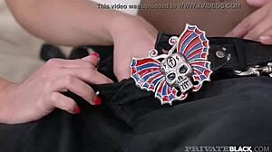 Alexis crystal and sofi goldfinger subtly share big black cock