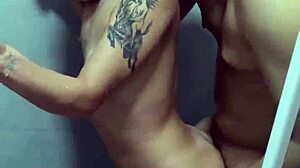 Husband recorded me giving ass to friend in shower!