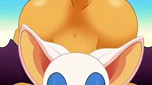 Rouge Sucks Cock, Swallows Cum, Gets Ass Fucked