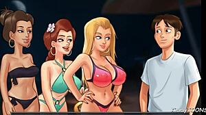 College Babes Spin Bottle For Big Dick