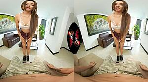 Beautiful Latin Babe Undresses Then Fucks!