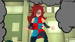 Android 21's transformation reveals sheer fantasy