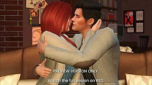 Godmother encounter in 3D hentai preview