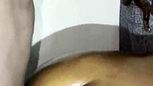 Young Woman Tastes Delivery Guy's Cock