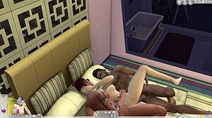 Feeling the intense passion in Sims 4 first person threesome