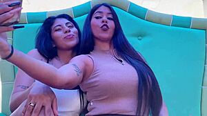 Celebrating new year and birthday with homemade ffm fun