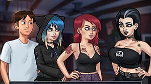 What happens in Summertime Saga episode 163 with anime hentai?