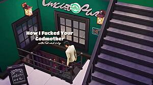 Godmother encounter in 3D hentai preview