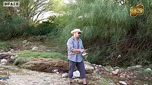 river bitch parody with two slutty cops in wild action.